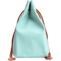 PU leather drawstring bag gift pouch